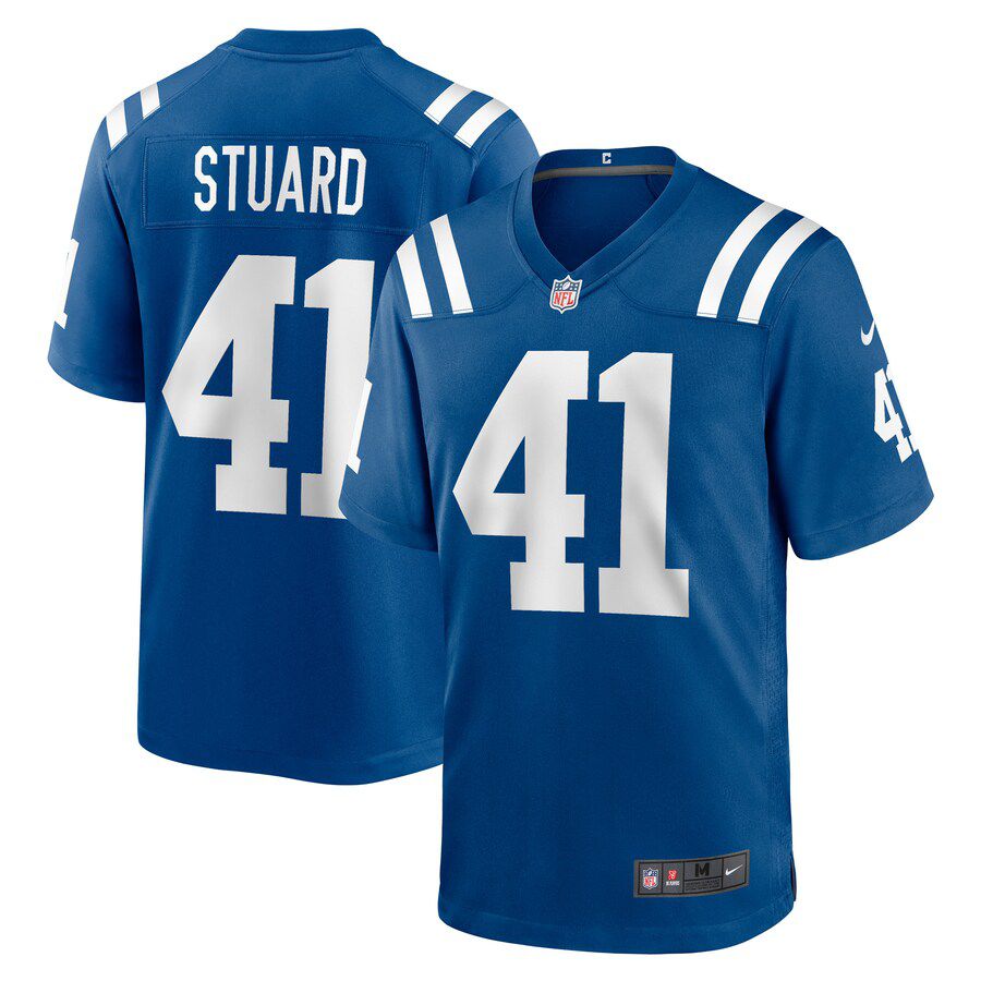 Men Indianapolis Colts 41 Grant Stuard Nike Royal Game Player NFL Jersey